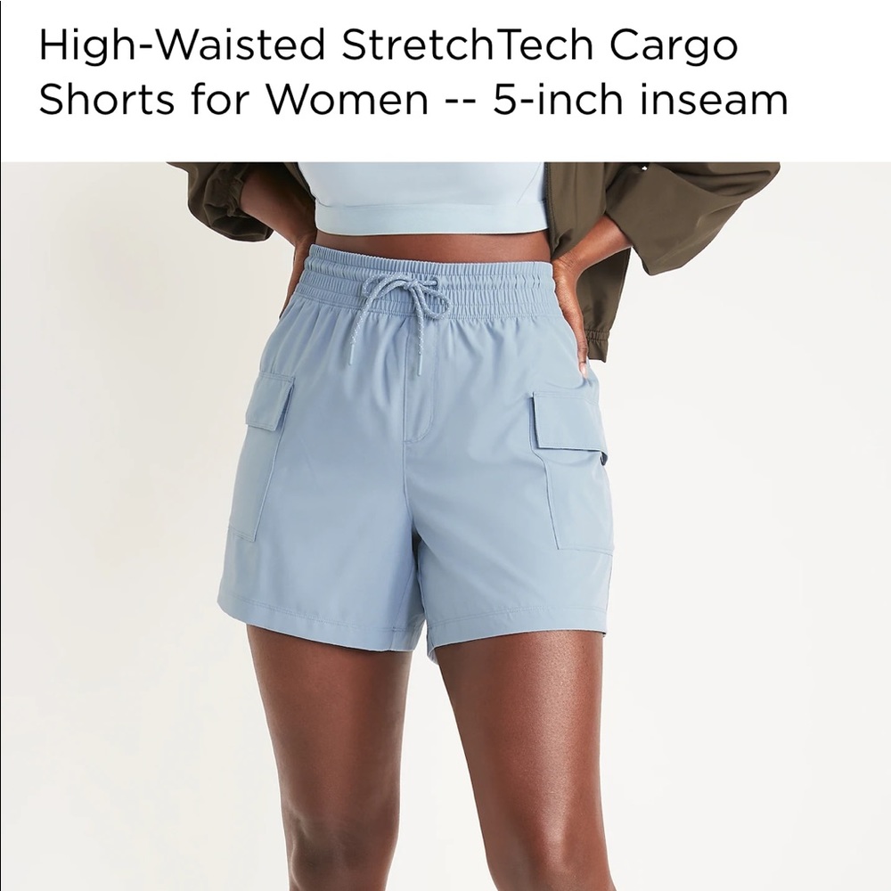 OLD NAVY CARGO SHORTS - BLUE